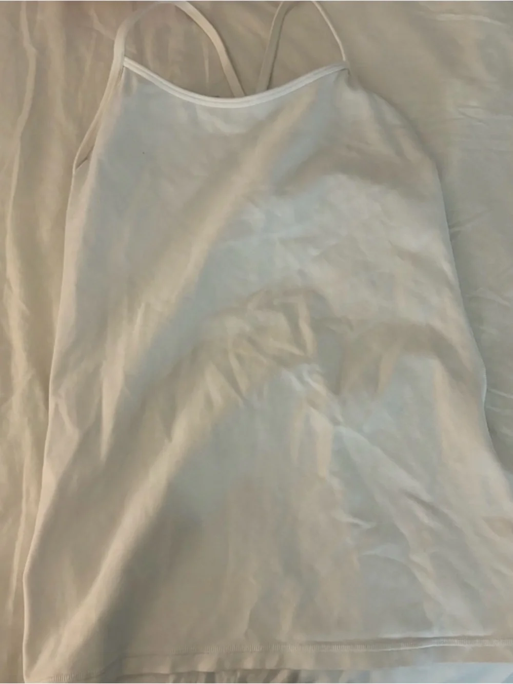 lululemon athletica White Strappy Tank Top